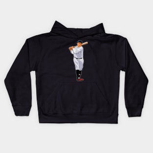 Baseball Legend Swing Circa 1933 Kids Hoodie